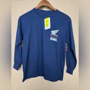 NWT Honda Racing Navy Long Sleeve Shirt